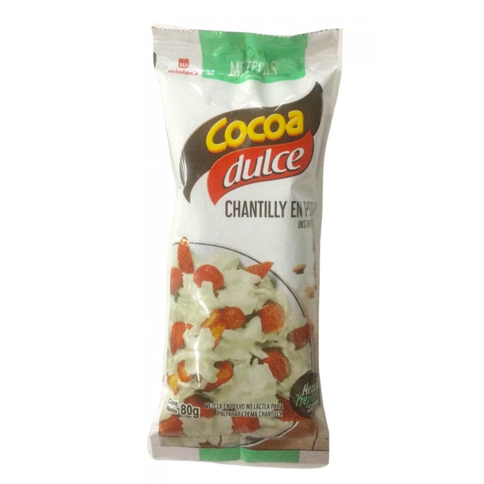 Cocoa Dulce Crema Chantilly 80gr